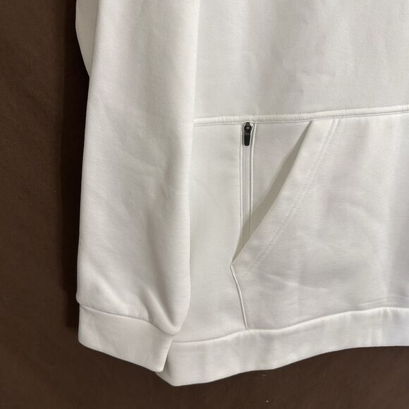 Nike Therma Hoodie Men's Pullover Training Jacket Size XL Fun White Sweatshirt - Picture 4 of 8